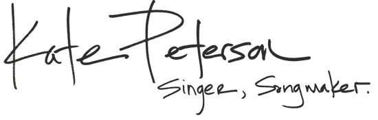 kate peterson : singer, songmaker.